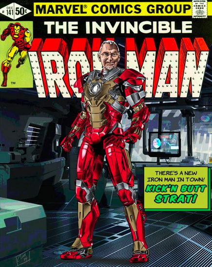 Iron Man CapForStrat cover Marvel fan cancer hero