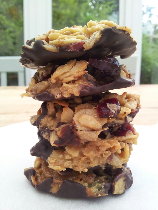 chocolate florentines recipe, The Great British Bake Off, florentine recipe with ginger and cranberries, how to make florentines